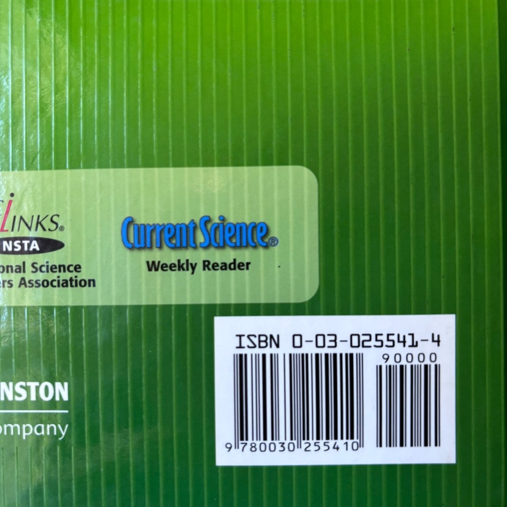 Holt Science & Technology Environmental Science Textbook - Picture 3 of 8